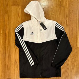Men's Adidas warm up / rain jacket